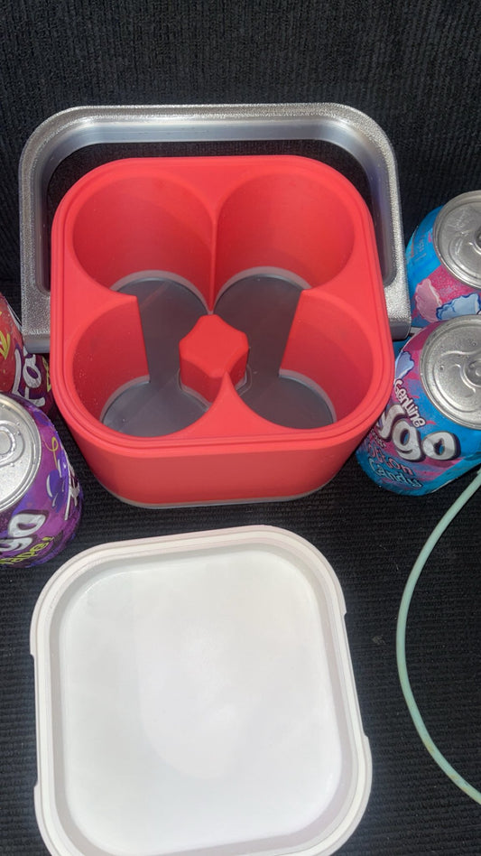 4-Can Drink Cooler & Holder