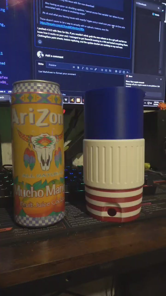 24oz Merica Can Cooler